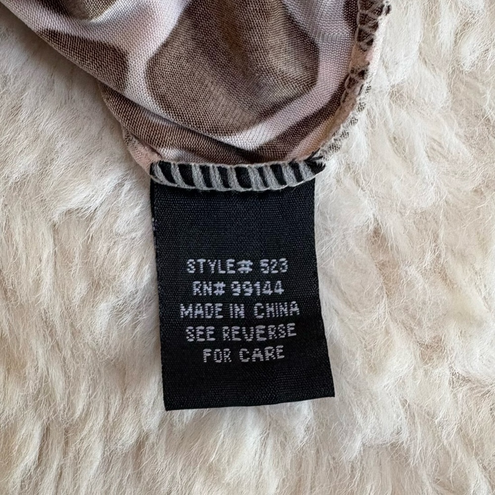 Lapis Brown and Cream Printed Maxi Skirt - Picture 7 of 9